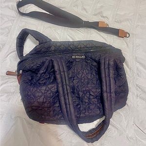MZ WALLACE navy medium Sutton body strap crossbody